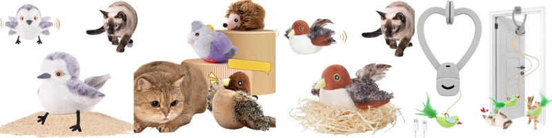 flapping bird toys for cats