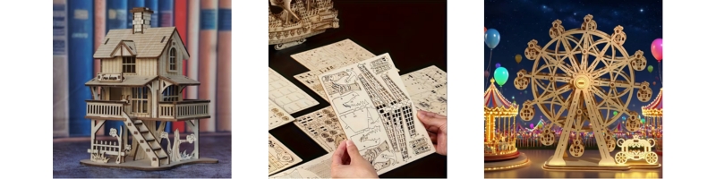 3D Wooden Puzzle
