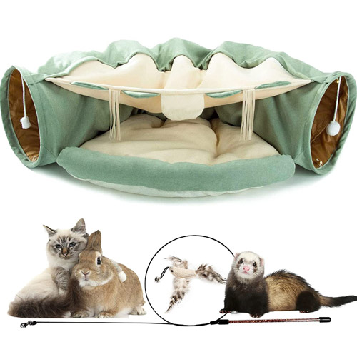 Túnel-cama para gato
