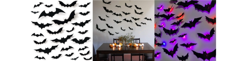 halloween 3D Bar walls decor