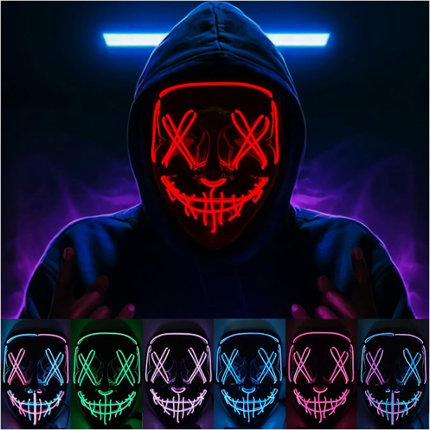 halloween LED mask