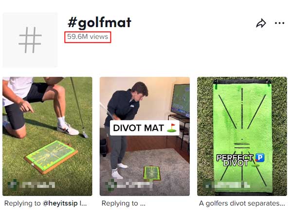 golfmat hashtag
