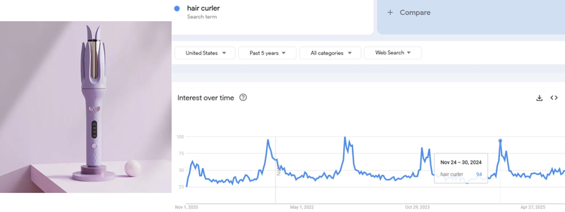 Automatic Hair Curler