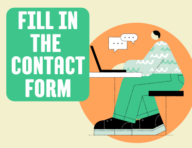 fill in the contact form