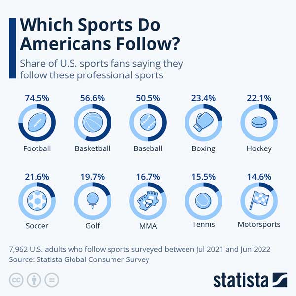 Sports Americans follow