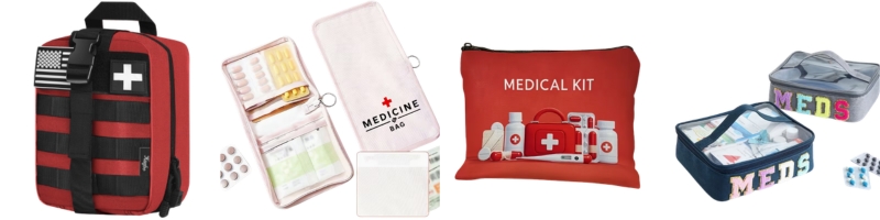 First Aid Storage Pouches