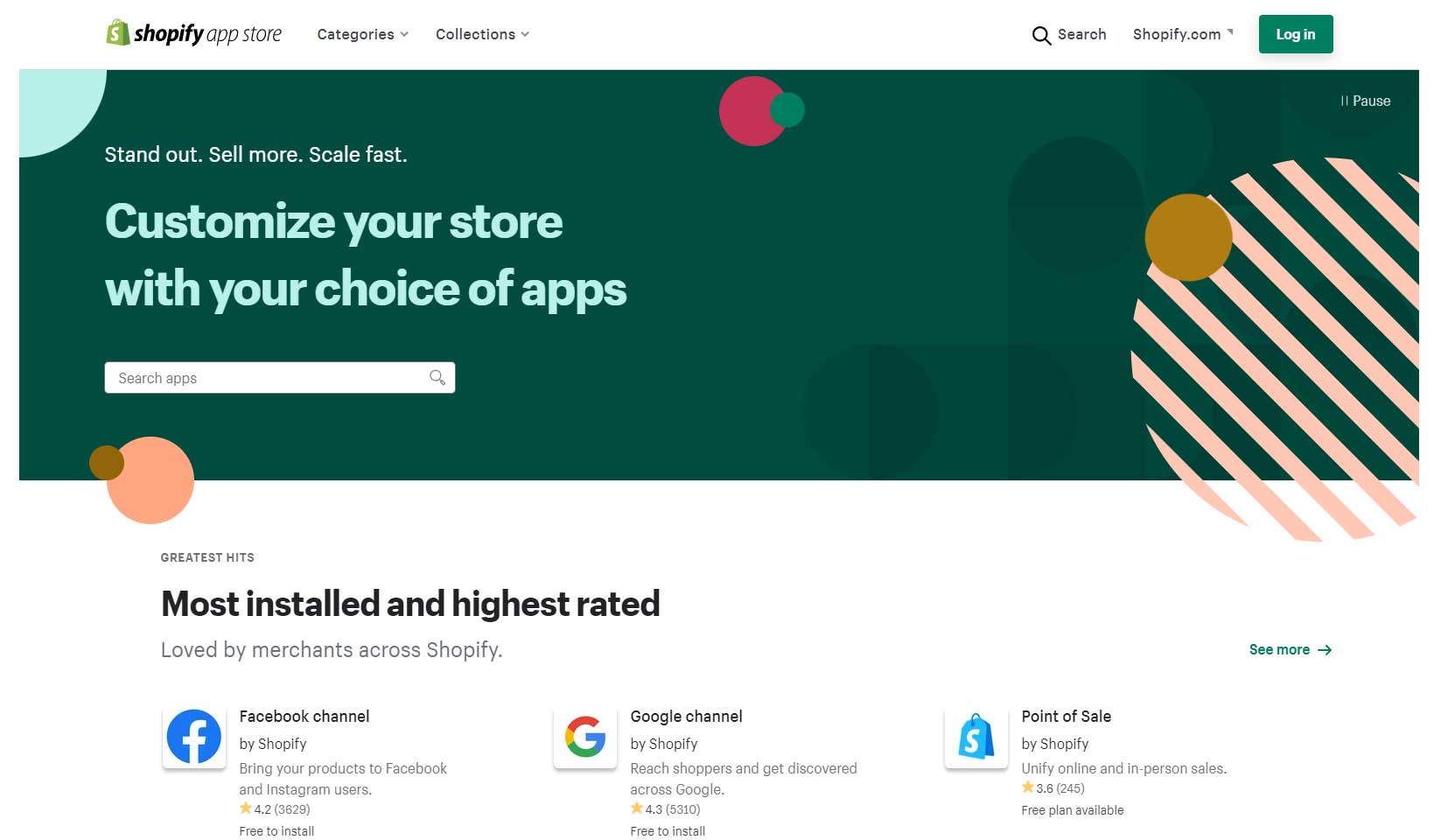 shopify app store