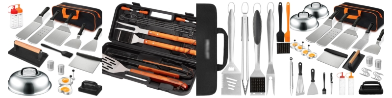 Stainless Steel Grill Tools Set