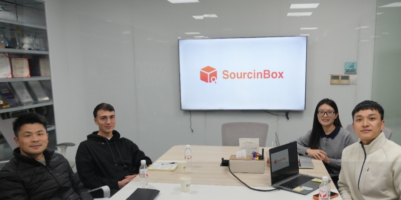 A photo with SourcinBox Customer
