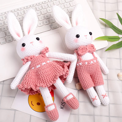 Hand Crocheted Easter Bunny