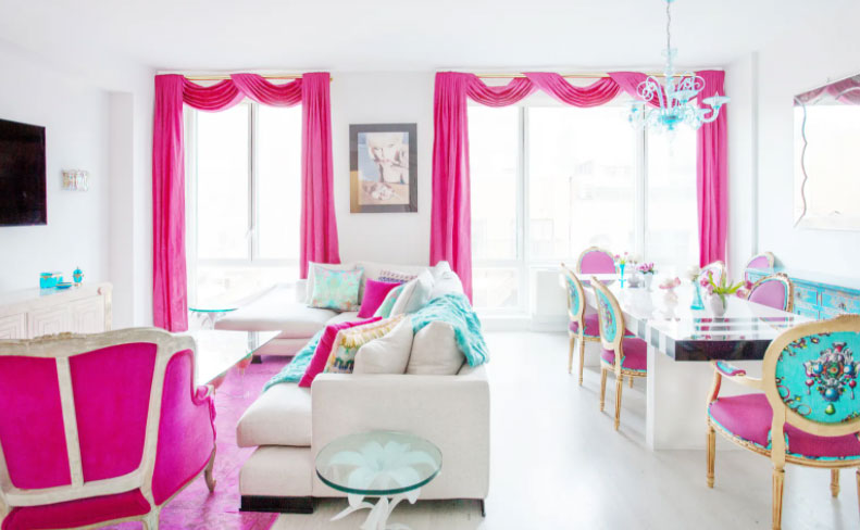 pink home design