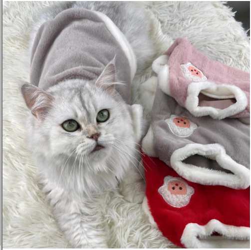 casaco de inverno para gato