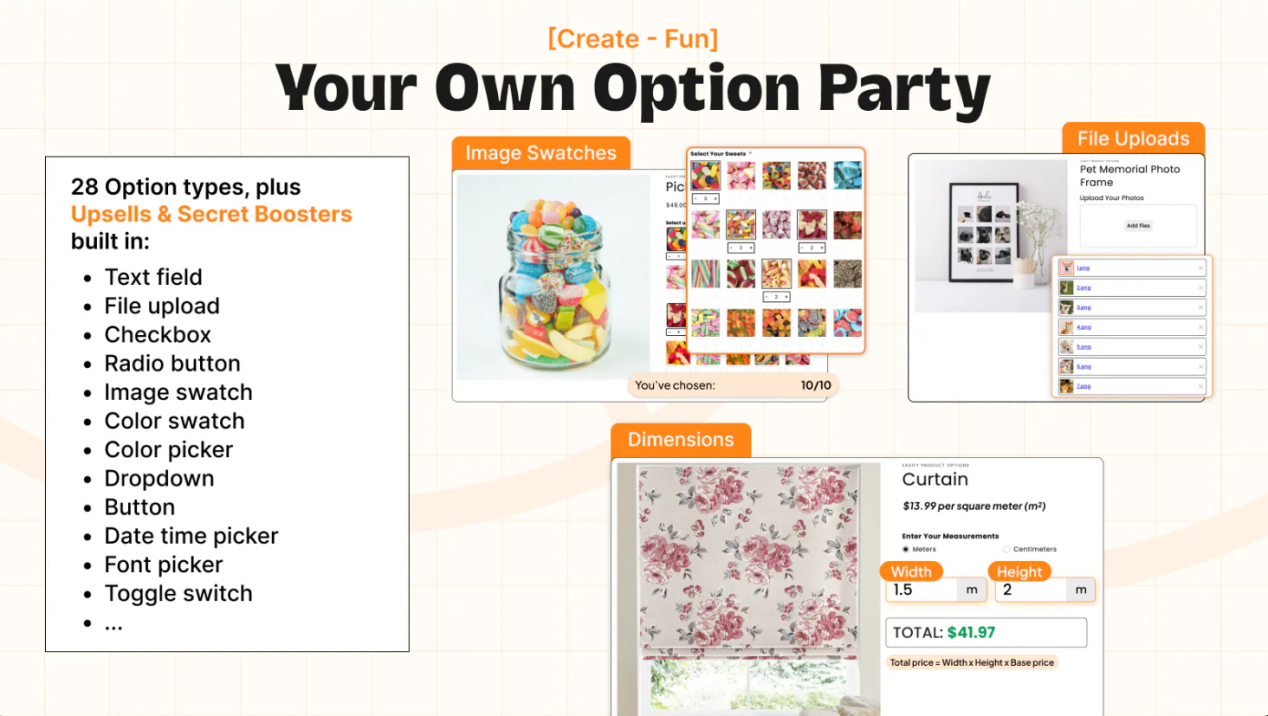 Easify Product Options